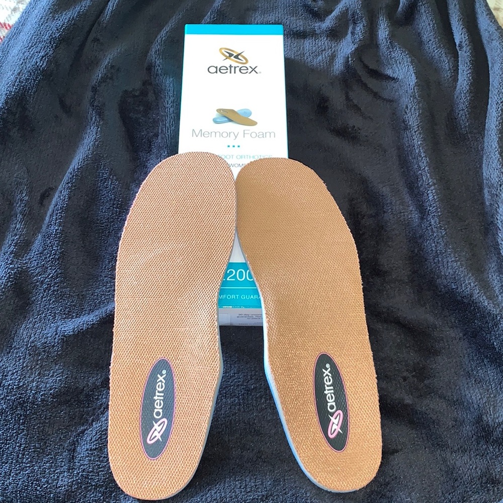 Aertex Memory Foam Orthotics for women.